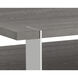 Daria 59 X 59 inch Smoke Brown / Polished Coffee Table